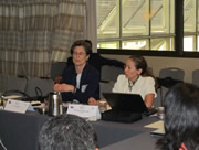 Sue Stendebach and Ana Maria Contreras, Binational Coordinators of the Air Policy Forum