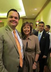 Governor Martinez and Deputy General Manager Sanchez Soledad.
