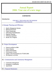 2006 - BECC Annual Report