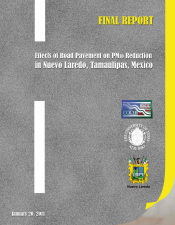 Effects of Road Pavement on PM10 Reduction in Nuevo Laredo, Tamaulipas, Mexico